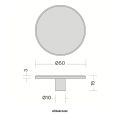 Quooker Afdekplaatje Chroom
