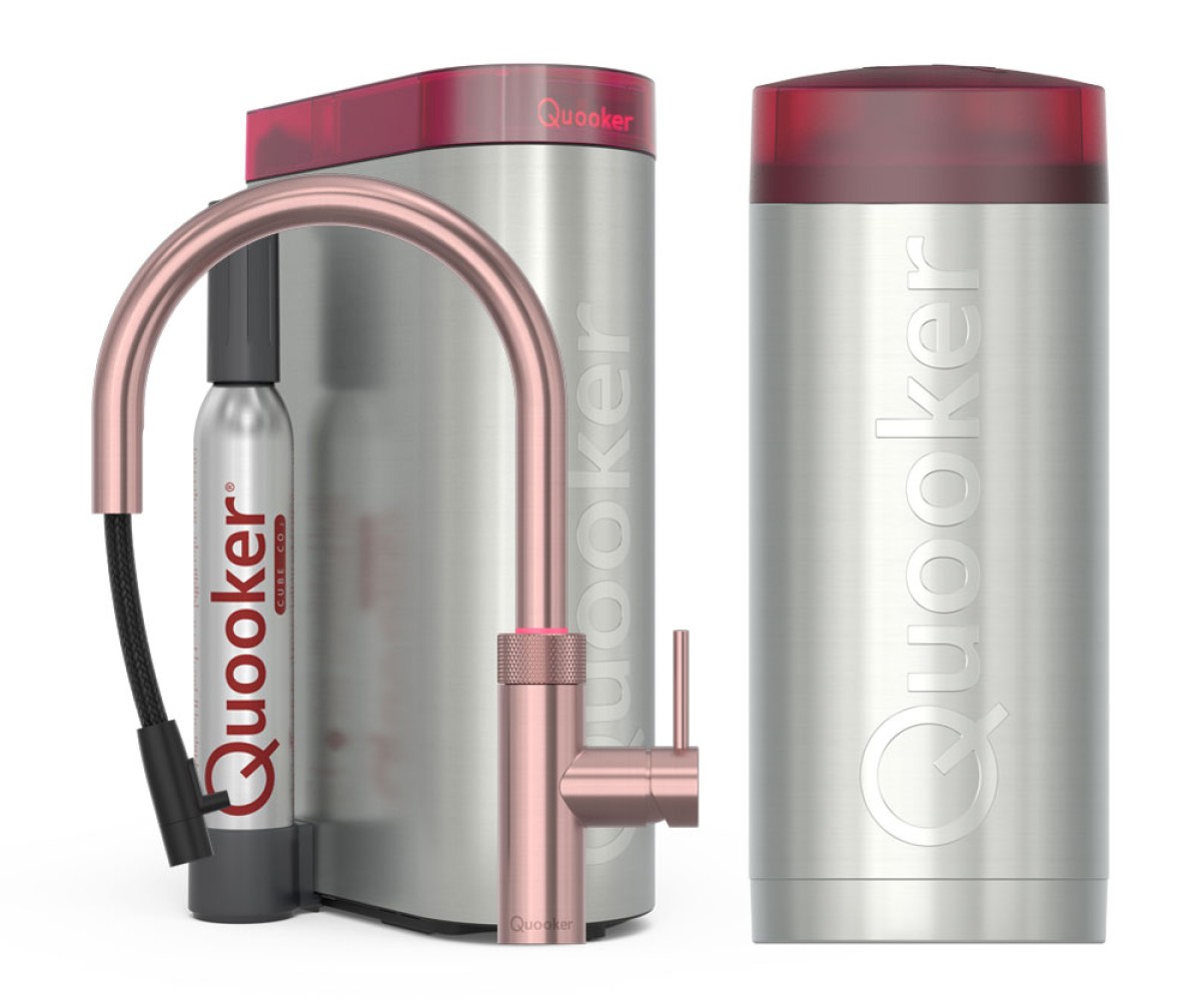 Quooker® COMBI+ CUBE Flex Round Rosé Koper