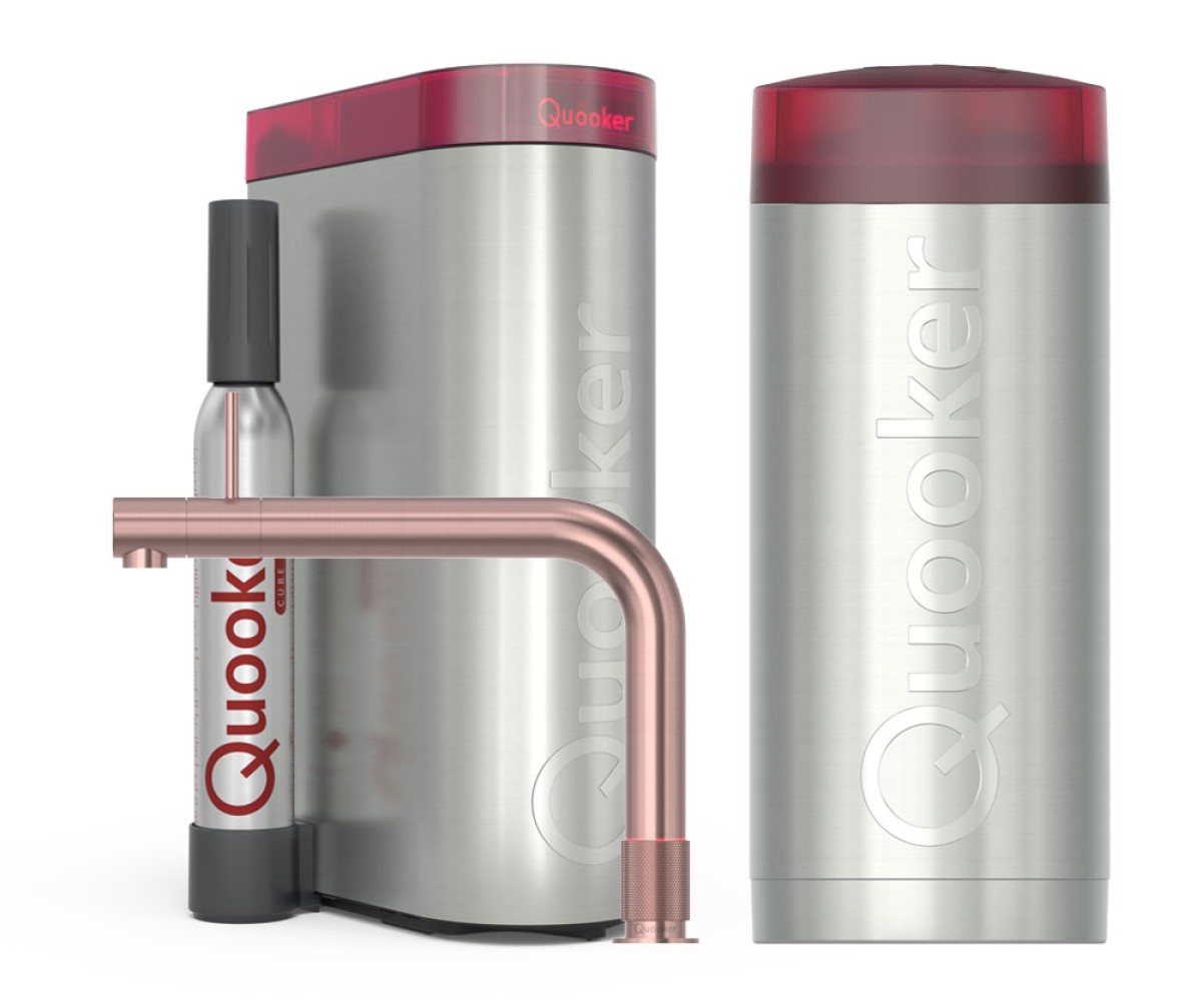 Quooker® COMBI CUBE Front Rosé Koper