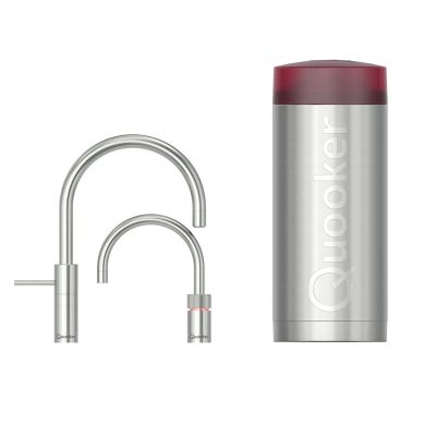 Quooker® COMBI+ Nordic Round Twintaps RVS