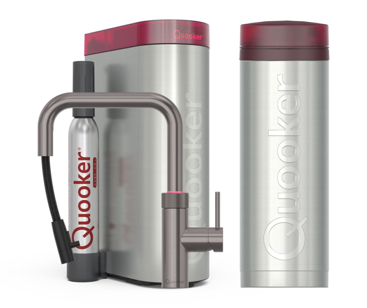Quooker® PRO3 CUBE Flex Square Gunmetal