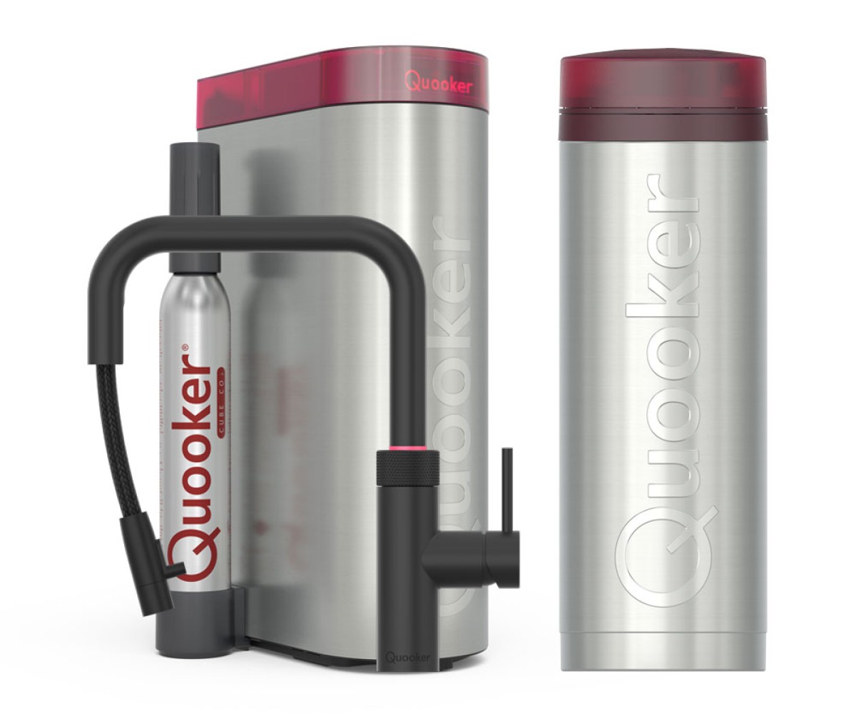 Quooker® PRO3 CUBE Flex Square Zwart