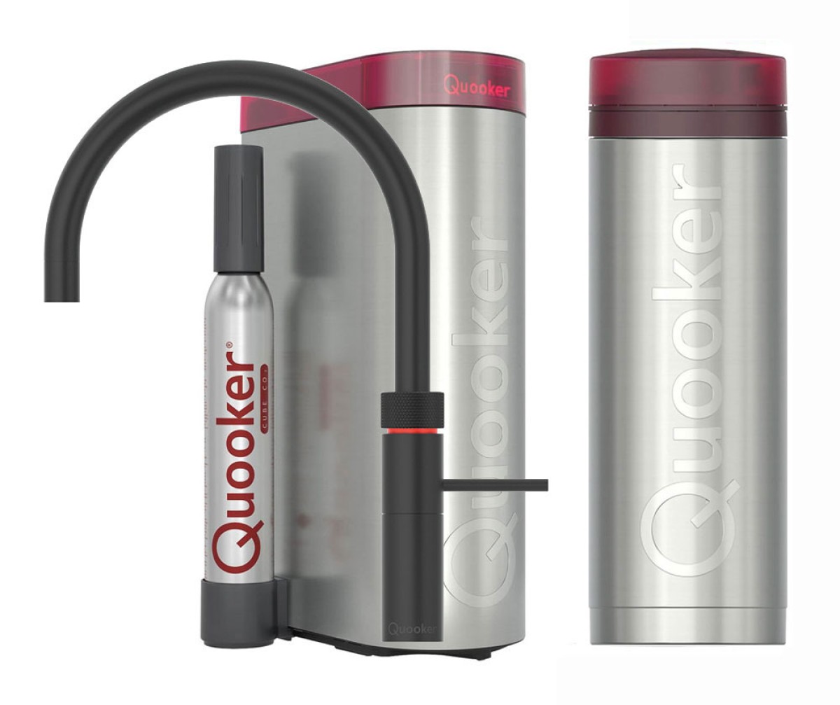 Quooker® PRO3 CUBE Fusion Round Zwart