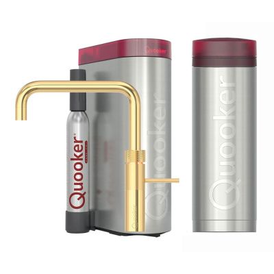 Quooker® PRO3 CUBE Fusion Square Goud