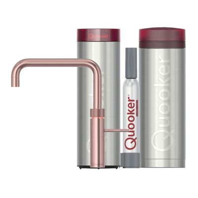 Quooker® PRO3 CUBE Fusion Square Rosé Koper Quooker® PRO3 CUBE Fusion Square Rosé Koper