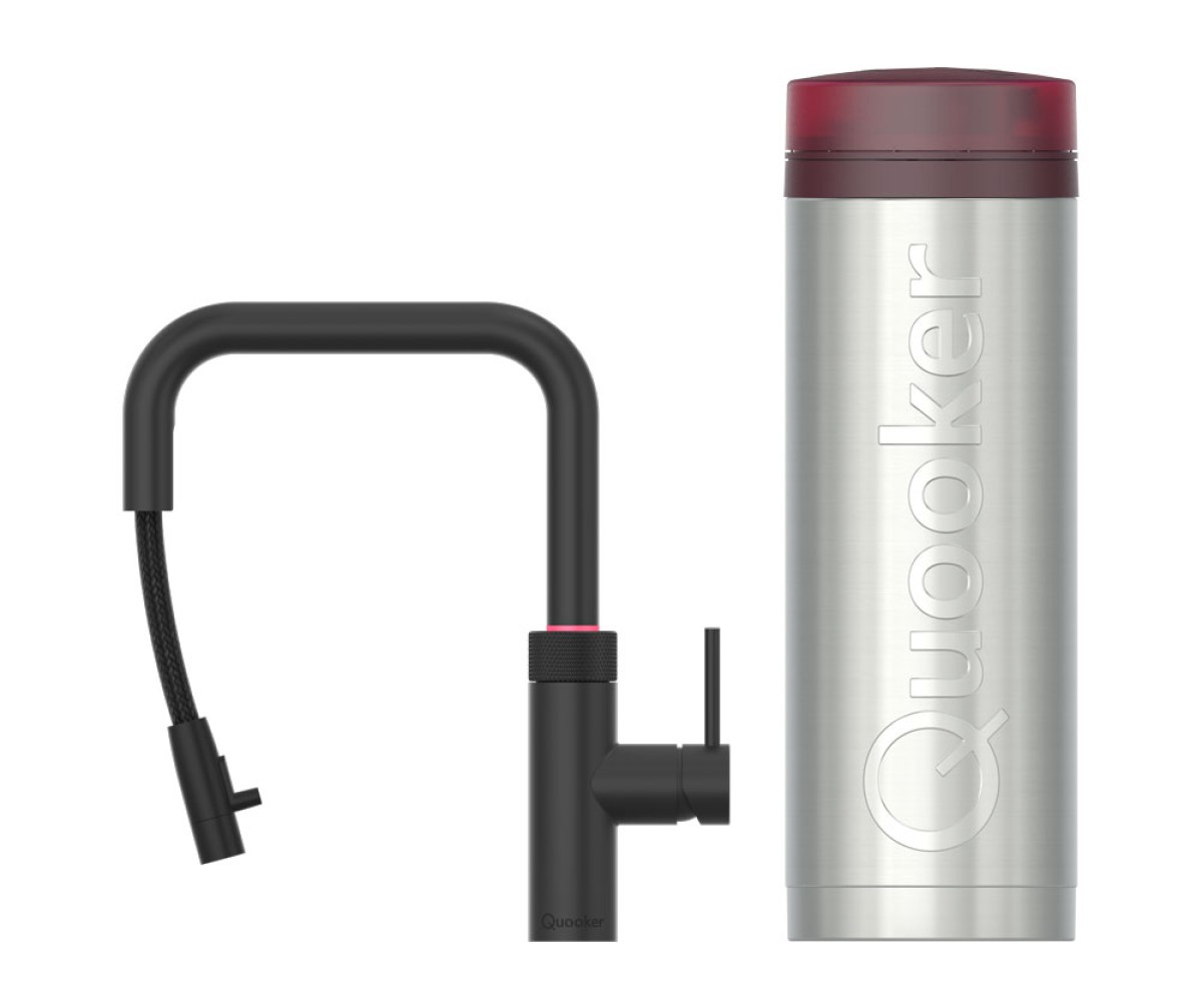 Quooker® PRO3 Flex Square Zwart