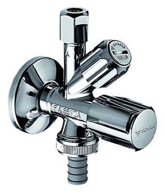 Schell Combi hoekstopkraan