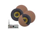 WiFi-Audio versterker 50 Watt met Samba speakers - Brushed Red Gold